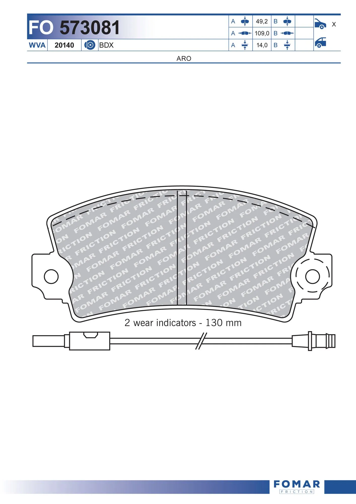 Brake Pad Set, disc brake
